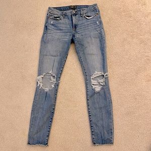 Abercrombie Harper low rise super skinny jeans